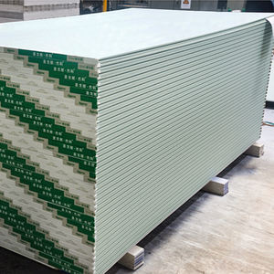 Plaques de plâtre de haute qualité 9,5/12 mm d'épaisseur, résistantes à l'eau, en carton de gypse pour la décoration intérieure - Product Image 2