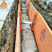 Système de soutènement en acier robuste Trench Box pour la pose de canalisations souterraines et la construction d'égouts