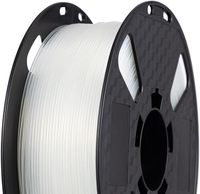 Filament d'imprimante 3D CC3D 1,75 mm/2,85 mm 1 kg/3 kg RoHS TPU blanc 72D, utilisé pour l'impression 3D FDM Fabricant OEM/ODM CC3D