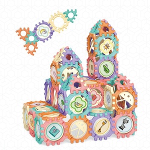182 teile selbstgemachte spleiß bauklötze spielzeug kinder ineinandergreifende bauklötze pädagogisches spielzeug bausteine verbinden bausatz - Product Image 3