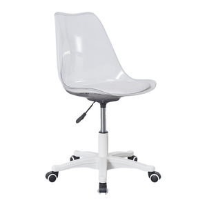 <span class=keywords><strong>Silla</strong></span> de Computadora Simple con Respaldo, para el Hogar, para Estar Sentado por Tiempo Prolongado sin Cansancio, para Oficina, Estudio, <span class=keywords><strong>Escritorio</strong></span>, Taburete Giratorio de PVC con Elevación - Product Image 5