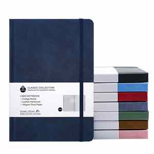 Cuaderno A5 con Líneas Horizontales, Correa Simple, Diseño Estético, Opción de Logotipo Personalizado y Regalo, Encuadernación Wire-O, Bloc de Notas de PU+Papel - Product Image 3