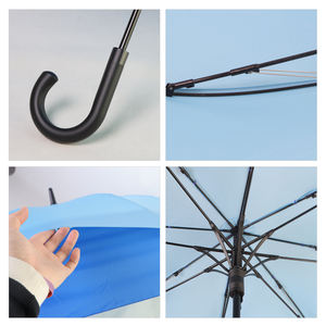 Parapluies durables et robustes en tissu double couche, grande taille, avec structure en fibre de verre, pliables et imperméables. - Product Image 5