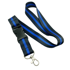 Bán Buôn Trống Dây Buộc Dây Mỏng Màu Xanh Dòng Vòng Cổ Dây Buộc/Tự Kỷ Nhận Thức Câu Đố Mảnh In Dây Buộc Điện Thoại Id Chủ Thẻ - Product Image 2