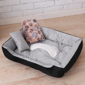 Lit pour animaux de compagnie super doux et chaud pour l'hiver, tapis portable pour chat et maison pour chiot, vente en gros de coussin pour chat et chien - Product Image 2
