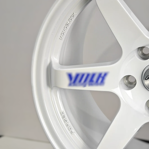 ล้อฟอร์จ LZT-570 สีขาวเงา <span class=keywords><strong>TE37</strong></span> ขนาด 18/19/20 นิ้ว ขอบลึก สไตล์ JDM สำหรับ Honda/Toyota/BMW - Product Image 2
