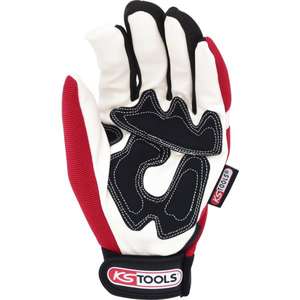 KS TOOLS - 310.0250 Gant en cuir pour mécanique, résistant aux vibrations-EAN 4042146232538 GLOVES - Product Image 3