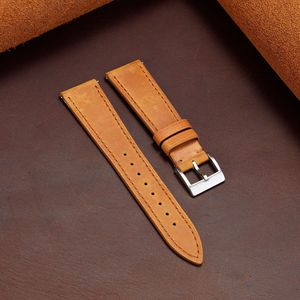Cinturino per Orologio in Pelle di Vacchetta Personalizzato, Stile Vintage in Pelle Crazy Horse, Disponibile in Vari Colori e Misure, Cinturino in Pelle Premium - Product Image 3