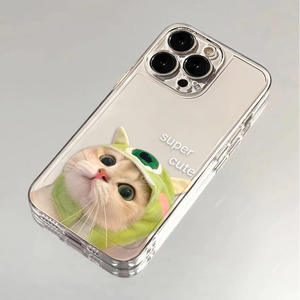 Funda creativa para teléfono móvil TPU con estampado de gato y tapa a prueba de golpes para Iphone 8 X Xr Xs 11 12 13 14 15 16 17 Pro Max - Product Image 6