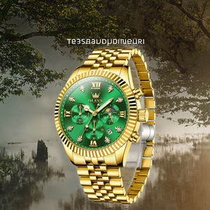 Reloj <span class=keywords><strong>de</strong></span> Pulsera <span class=keywords><strong>de</strong></span> Lujo para <span class=keywords><strong>Hombre</strong></span>, <span class=keywords><strong>de</strong></span> Acero Inoxidable, con Cuarzo, Estilo Ejecutivo, Resistente al Agua hasta 30 m, Calendario, Manecillas Luminosas, Esfera <span class=keywords><strong>de</strong></span> 43 mm, Segundero, Fecha Automática - Product Image 3