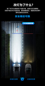 ไฟตัดหมอกแบบตรง 5800K <span class=keywords><strong>55W</strong></span> พรีเมียม ไฟเลเซอร์ Bi-LED กันน้ำ สำหรับรถยนต์ ใช้ได้กับเลนส์โปรเจคเตอร์ทั่วไป - Product Image 3