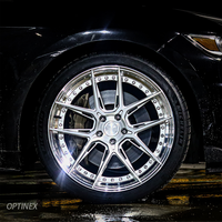 Jantes forgées personnalisées 2 pièces, finition argent brillant, 5 branches en Y, 18 19 20 21 22 pouces, 5*112 5*110 5*114.3 5*130 pour Benz BMW Maserati