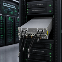 Serveur Rack 4U d'analyse vidéo IA 8-GPU SYS-421GE-NBRT-LCC, double Xeon, 8 To, refroidissement liquide, pour vision artificielle