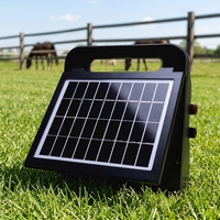 HPSFENCE Waterdichte 0.5J Opslagenergie 5KM Zonne-aangedreven Hekenergizer Met 7Ah Batterij Inclusief