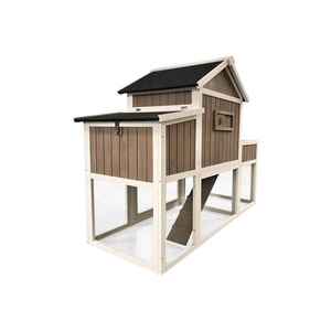 กรงไม้สำหรับไก่บ้านไก่พร้อมกรงวิ่งและไข่ไก่บ้านไก่เป็นมิตรกับสิ่งแวดล้อมกลางแจ้งหรูหรา - Product Image 1