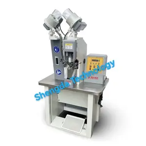 Rivettatrice orbitale per occhielli e occhielli a punzonatura automatica, rivettatrice automatica per rivetti in rame