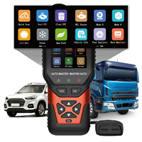 BROWN BR-103 Handheld 2-in-1 Gasoline & Diesel Engine Diagnostic Scanner - Professional DPF Regeneration Tool for Trucks & Cars
