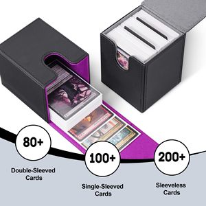 Từ PU da giao dịch phân loại thẻ boong lưu trữ Organizer Box trường hợp cho TCG ccg trò chơi ma thuật thẻ giao dịch - Product Image 2