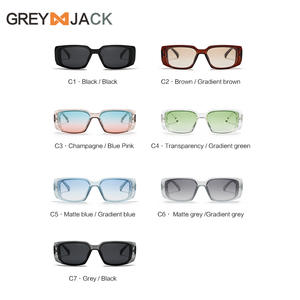 Gafas de Sol Polarizadas Unisex Grey Jack, Montura TR90, Protección UV400 Tipo 3, Diseño Cuadrado Negro - Product Image 2