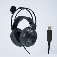 Headphone Over-ear Nyaman dengan Mikrofon Unidirectional yang Jernih dan Peredam Kebisingan untuk Ujian Terawasi dan Call Center