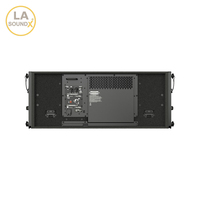 LA SOUNDX P212-F Sistema de Altavoces Activos de Línea Doble de 12 Pulgadas y 3500W para Conciertos y Giras, Audio Profesional
