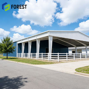 Structure en acier modulaire préfabriquée de qualité industrielle pour arène de saut d'obstacles et atelier en acier, avec prix direct usine - Product Image 1