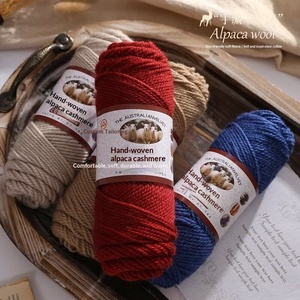 Fil à tricoter en acrylique mélangé teint, fil grossier, pelote de fil à tricoter, aiguilles à tricoter de taille moyenne pour pull, manteau, écharpe - Product Image 5