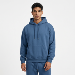 Ensemble de jogging pour homme de haute qualité en deux pièces, sweat-shirt et pantalon en molleton de coton lourd, logo personnalisé, ensemble de jogging deux pièces pour homme - Product Image 2