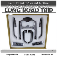 Nouvelle arrivée pour Toyota Land Cruiser LC300 Accessoires d'intérieur de voiture Kits intérieurs en fibre de carbone et ABS de qualité supérieure