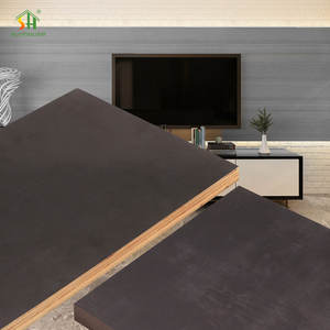 1250mm x 2500mm Feuille de contreplaqué d'architecture d'aviation d'eucalyptus noir Panneau de bois de placage laminé marin - Product Image 5