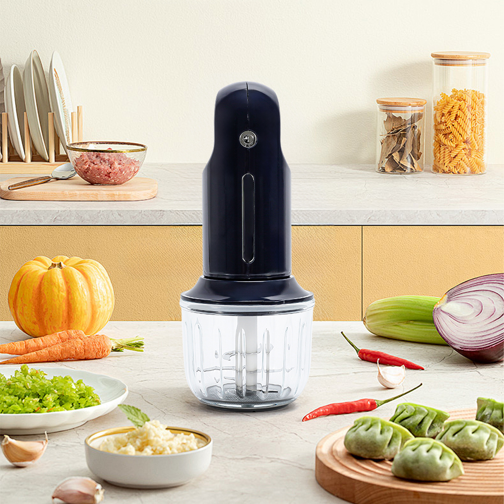 Wireless Portable Food Processor Baby Foods Mini High Power Electric Food Processor with Three Speed Settings for Fast and Slow
