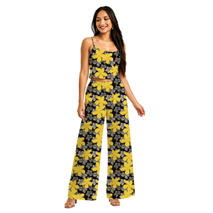 Completi <span class=keywords><strong>Estivi</strong></span> Trendy da Donna in 2 Pezzi, Top Senza Maniche e Pantaloni con Stampa Hawaiana, Abbigliamento Casual Comodo - Product Image 3