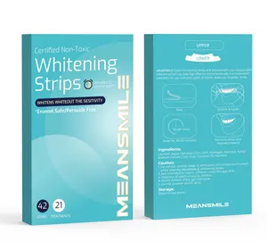 2023 New Design Advanced Teeth Whitening Strips 7 Treatments - Peroxide Fr White Strips Teeth Whitening Own Label