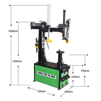 CHENTUO CT-707Z Démonte-pneus automatique robuste 220V pour atelier, pneus de voiture/moto/camion 10-26'' 0.75kW/1.1kW 300KG Garantie 18 mois