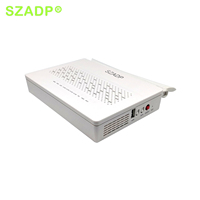 Módem Óptico GPON EPON con Doble Antena WiFi ONU 1GE+3FE+VOIP, Equipo de Red de Banda Ancha de Fibra Óptica FTTH