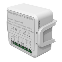 Module de relais intelligent Tuya Wifi pour rideaux, télécommande sans fil, interrupteur, automatisation domestique, commande vocale Alexa