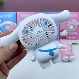 Hot Bán Kulomi Hk Mèo Cầm Tay Máy Tính Để Bàn <span class=keywords><strong>Fan</strong></span> Cho Trẻ Em Mùa Hè Làm Mát Kawaii Phim Hoạt Hình Sanrioed Xách Tay Nhỏ Quạt Điện - Product Image 2