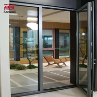 Ventana Abatible de Aluminio con Aislamiento Térmico, Recubrimiento en Polvo, Estándar NFRC AS2047, Insonorizada, con Vidrio Templado y Diseño Gráfico