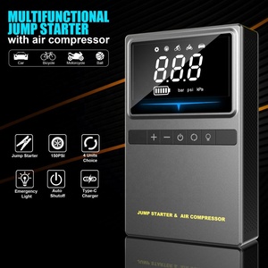 Démarreur de voiture portable 4000A avec compresseur d'air, gonfleur de pneus 20000mAh, <span class=keywords><strong>booster</strong></span> de <span class=keywords><strong>batterie</strong></span> 12V <span class=keywords><strong>pour</strong></span> tous les moteurs à essence - Product Image 4