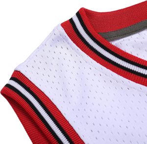 Venta al por mayor de los hombres de malla atlética Baloncesto Jersey con cuello en V Hip Hop Deportes Camisas Fans Tank Top - Product Image 4