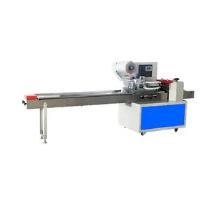 Flow Pack Machine Price for Pack Biscuit/cereal Bars/chocolate/cookies/cake/candy/moon-cake/noodles/popsicle Ice Cream 450