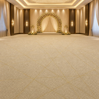 Tapis modernes tissés mur-à-mur pour hôtels et salles de mariage, en nylon à motif abstrait, fabriqués à la machine, OEM ODM pour lieux événementiels et usage religieux