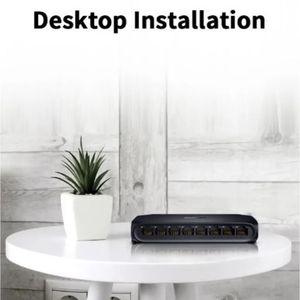 Commutateur de bureau Gigabit 8 ports TP-Link TL-SG1008U, 10/100/1000M RJ45, Plug-and-Play, MDI/MDIX, boîtier en plastique, 9V/0.6A - Product Image 6