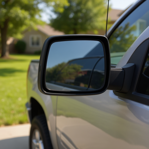 Specchietto Laterale con Regolazione Manuale per Chevrolet Silverado 2007-2013, Lato Sinistro, Nero, Ricambio Nuovo - Product Image 2