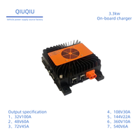 Chargeurs de batteries embarquées pour chariots élévateurs 48V et 144V, chargeurs de batteries au plomb-acide 3,3KW