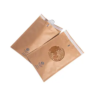 कस्टम छत्ते नालीदार शीट तकिया mailers biodegradable गद्देदार कूरियर कागज छत्ते recyclable कस्टम शिपिंग बैग