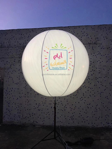Grandes palos de pie para exteriores de 1,5 m con logotipo personalizado, iluminación inflable, publicidad, <span class=keywords><strong>Torre</strong></span> Led, luz de globo led - Product Image 5