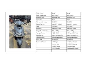 Motocicleta Eléctrica Urbana para Adultos con Batería de Plomo-Ácido, <span class=keywords><strong>Scooter</strong></span> Eléctrico de <span class=keywords><strong>2</strong></span> Ruedas para Desplazamientos Urbanos - Product Image 2