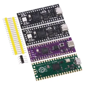 Raspberry Pi Pico Development Board TYPE-C Placa de microcontrolador de alto desempenho RP2040 128Mbit 4M 16MB Dual-Core ARM Processor