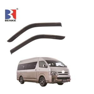 Déflecteur de vitre de porte coulissante haut de gamme en PC pour Toyota Hiace H200 2005-2018 - Product Image 1